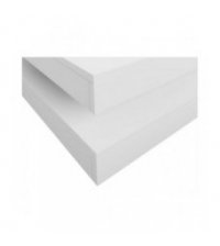 ANNIE - Table basse rotative 70 x 70 cm - Blanc
