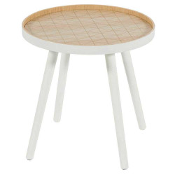 Table basse ronde MONA blanche