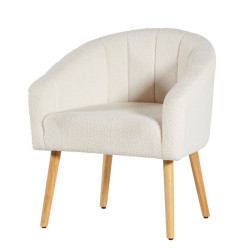Fauteuil ALROW blanc - CASITA